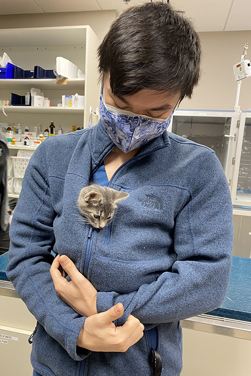 アイザックくんと里親さん