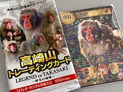 レアもSRも全員サル！ 大分・高崎山の野生猿を集めたカード