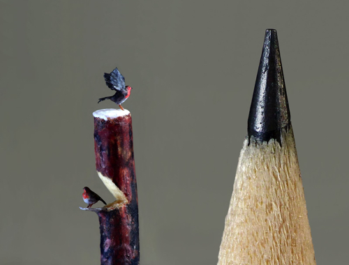 ミリサイズのマイクロ彫刻