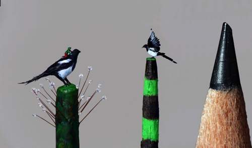 ミリサイズのマイクロ彫刻