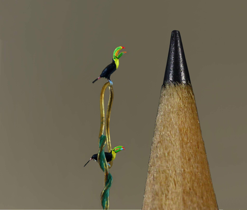 ミリサイズのマイクロ彫刻