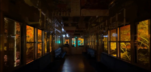 叡山電鉄ライトアップ