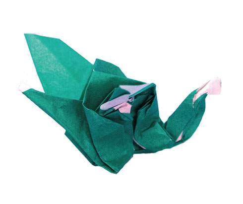 ギャルが折った折り鶴