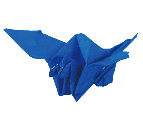 ギャルが折った折り鶴