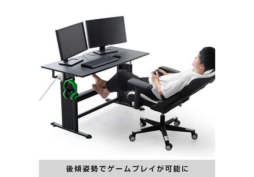 人をダメにするゲーミングデスク爆誕　ゲームやテレワークが極限までだらけた姿勢で可能に