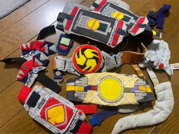 仮面ライダー ベルト ハンドメイド