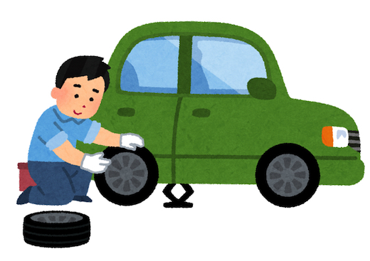 冬 タイヤ スリップサイン プラットフォーム 注意点