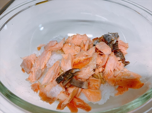 鮭ごはん ごはん ねとめし