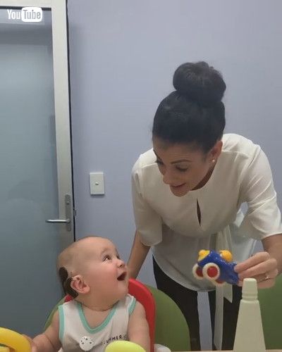 「Deaf Baby Hearing Sound for the First Time || ViralHog」