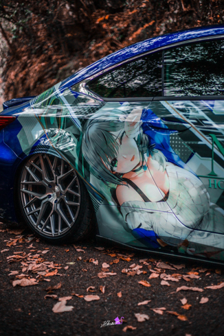痛車 白銀ノエル LEXUS ホロライブ VTuber