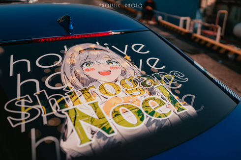 痛車 白銀ノエル LEXUS ホロライブ VTuber