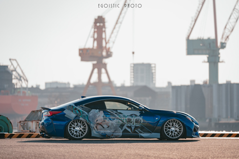 痛車 白銀ノエル LEXUS ホロライブ VTuber