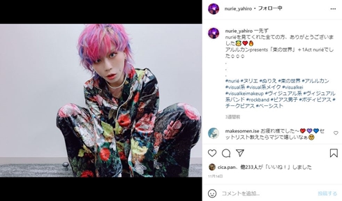 ヌリエ nurie 小鳥遊やひろ 交通事故 逝去