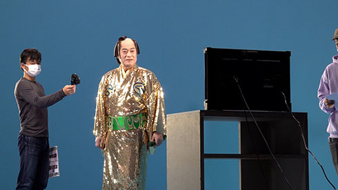 「マツケンアリマ」・メイキング・なにかを待っている健さん