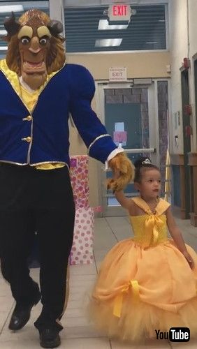 「Dad Surprises Birthday Girl with Special Dance || ViralHog」