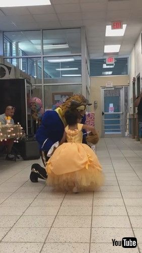 「Dad Surprises Birthday Girl with Special Dance || ViralHog」