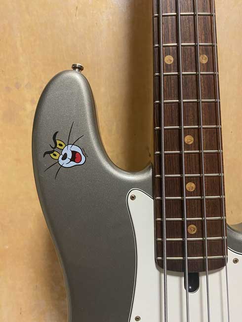 トムとジェリー トムの顔 シール ステッカー ベース