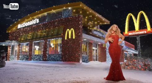 マライア・キャリー マクドナルド アメリカ クリスマス 曲 定番 定番ソング