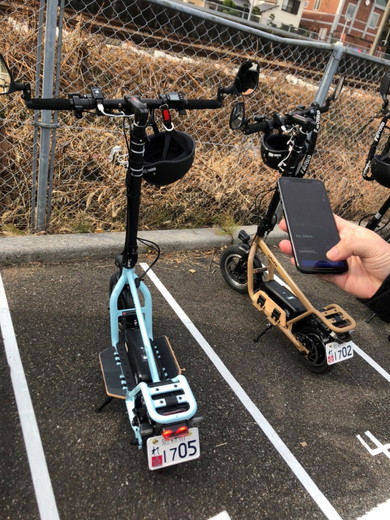 電動キックボード実証実験