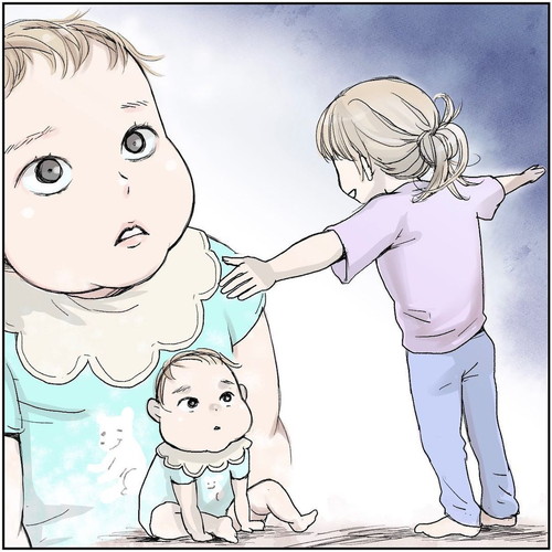 赤ちゃんと2人だと変なテンションに