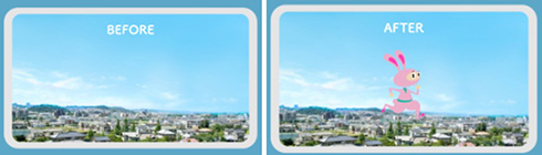 スマホカメラを向けると車窓に忍者が…！　「にんじゃWINDOW」で車窓の風景をさらに楽しく眺められそう