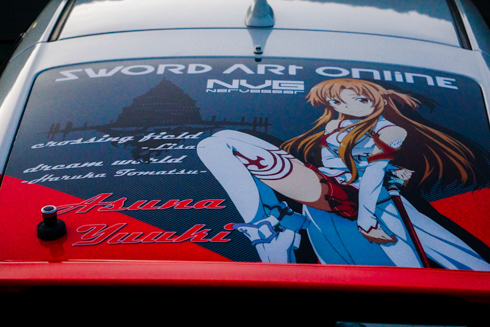 痛車 ソードアート・オンライン CR-Z アスナ