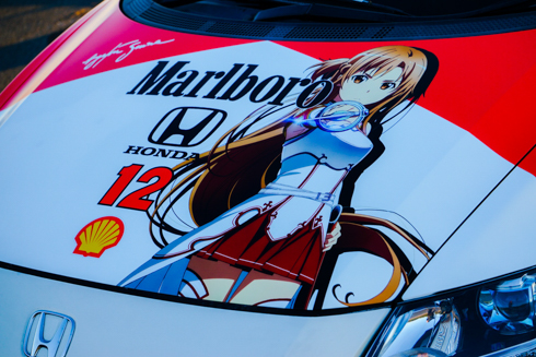 痛車 ソードアート・オンライン CR-Z アスナ