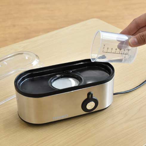 超高速 エッグスチーマー ゆで卵 サンコー 半熟