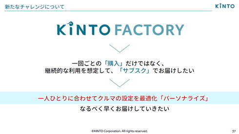 KINTO FACTORY