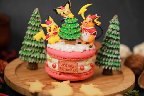 ピカチュウ クリスマス マカロン