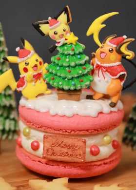 ピカチュウ クリスマス マカロン