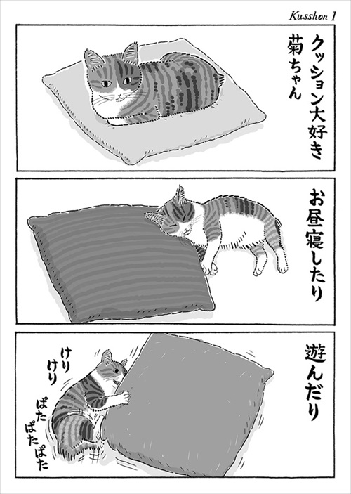 寒がり菊ちゃん 漫画 無料 猫 ほっこり おばあちゃん 猫