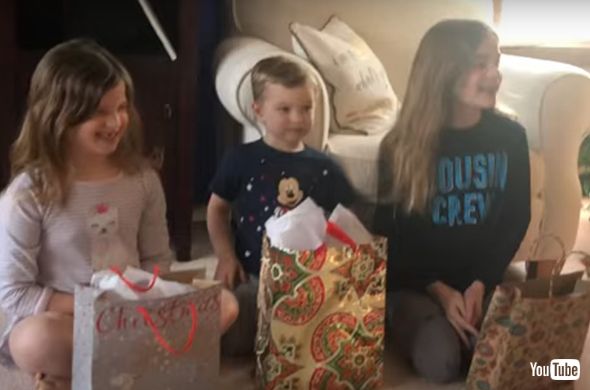 こども 子ども kids サプライズ動画 海外動画 プレゼント クリスマス 年末年始