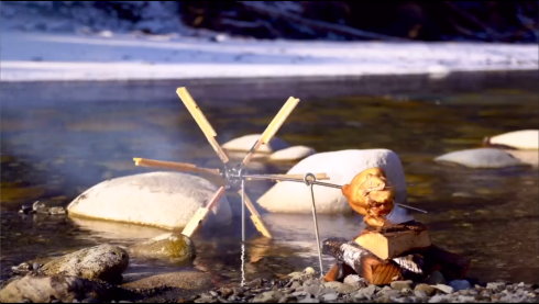 モンハン こんがり肉 キャンプ 自動肉回し機