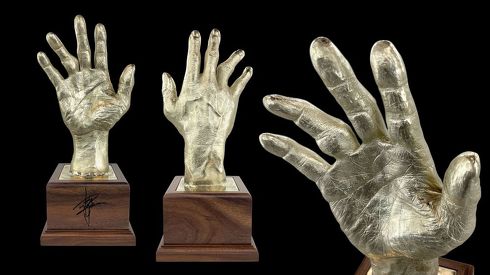 蝶野さんの手形