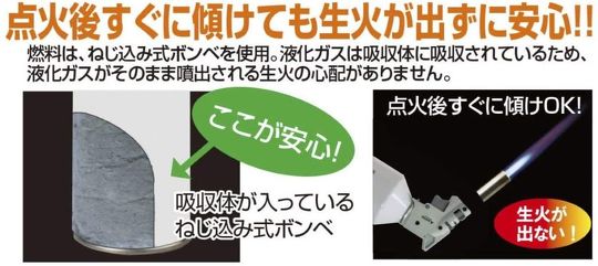 キャンプのガスバーナー