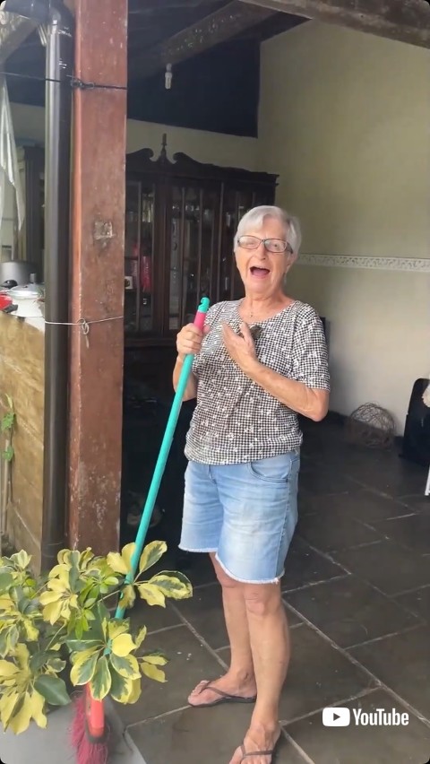 おばあちゃんの元へ戻る鳥