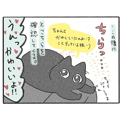 くろも ぽんず 黒猫 動き 止める 寝方 体勢