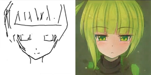 絵がヘタでもかわいい女の子が描けそう　イラストをリアルタイムに自動生成する実験がすごすぎる