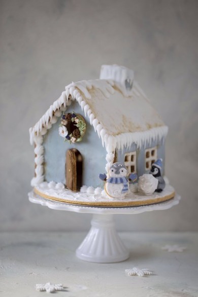 ペンギン アイシングクッキー 飴細工