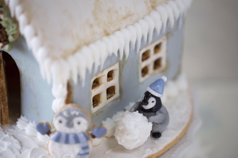 ペンギン アイシングクッキー 飴細工