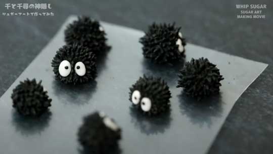アイシングクッキー 砂糖 千と千尋 坊ネズミ ハエドリ ススワタリ