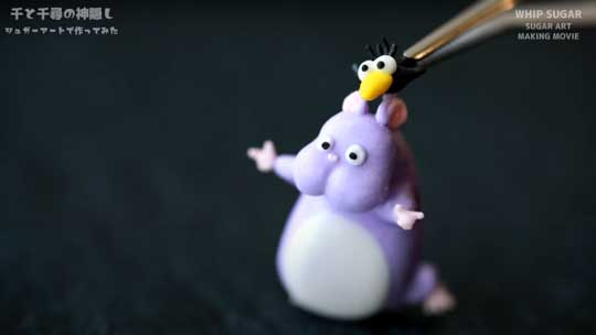 アイシングクッキー 砂糖 千と千尋 坊ネズミ ハエドリ ススワタリ