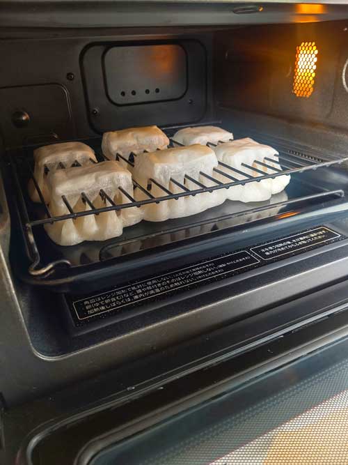 餅 焼いたらパルテノン神殿になった