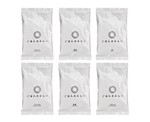 米由来の食物繊維に亜鉛などのマルチビタミンを加えられるパーソナライズ飯　糖質オフ・低カロリー「ごはんのみらい」をニチレイが発売