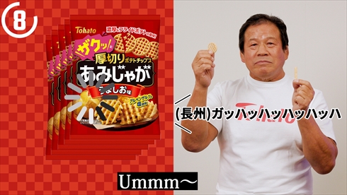 長州力 藤波辰爾 天龍源一郎 プロレス レジェンド あみじゃが 早口言葉 動画 キャンペーン