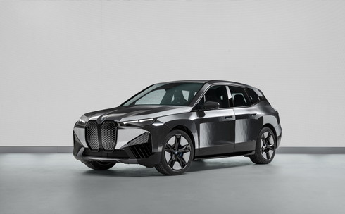 BMW iX Flow featuring E Ink