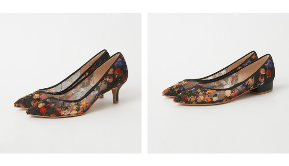 ダイアナ パンプス 絵画シリーズ 靴 シューズ コーディネート