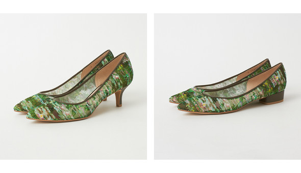 ダイアナ パンプス 絵画シリーズ 靴 シューズ コーディネート