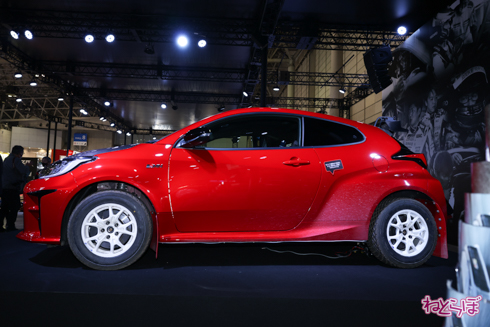 トヨタ自動車 東京オートサロン2022 ブース 展示 車両 写真 GRNM ヤリス GT3 CONCEPT